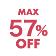 MAX 57% OFF